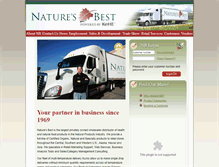 Tablet Screenshot of naturesbest.net